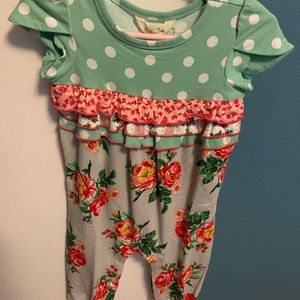 Matilda Jane Away We Go Romper NWT 6-12 months